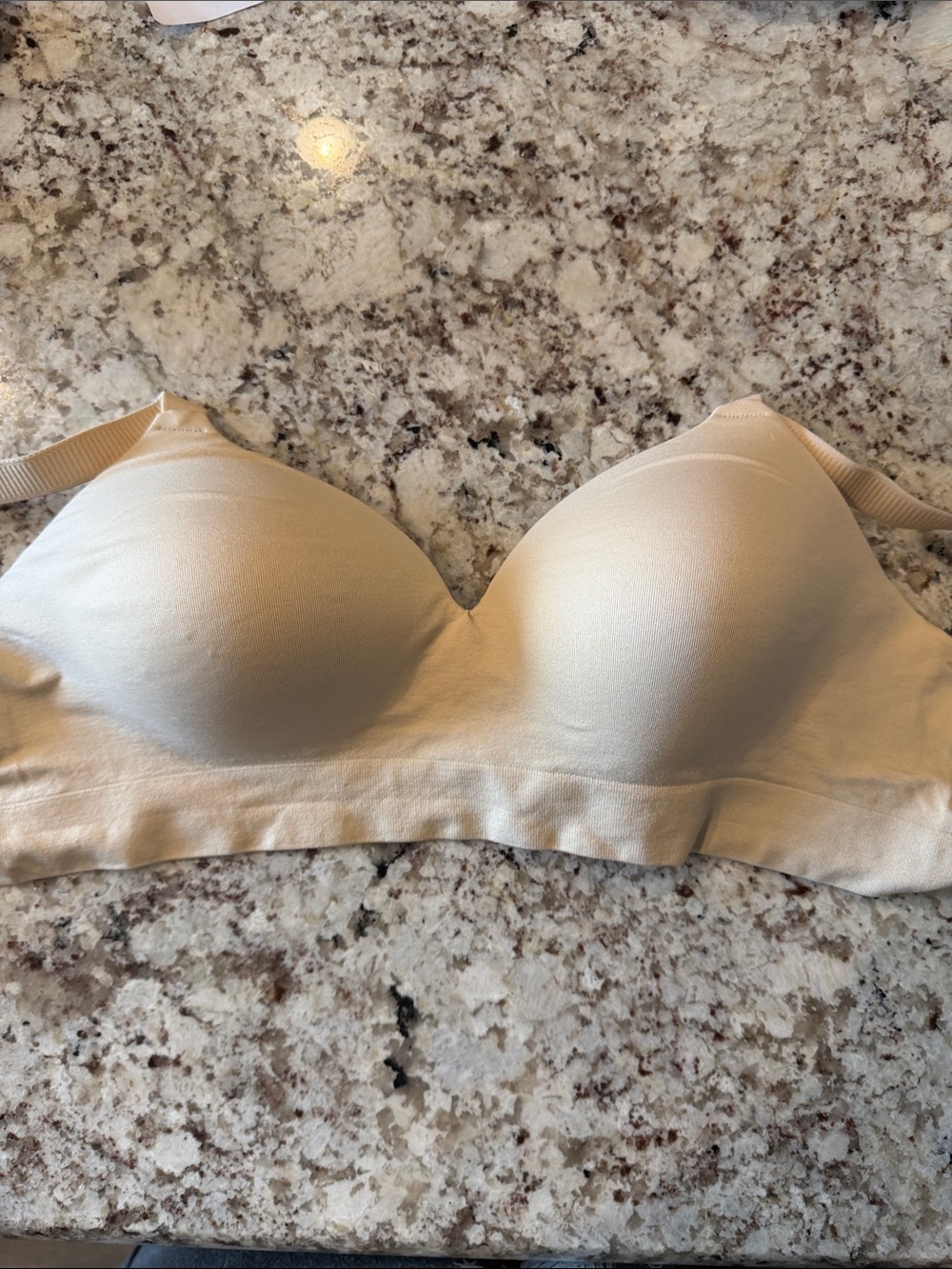Seamless Nude T-Shirt Bra with Light Support XL